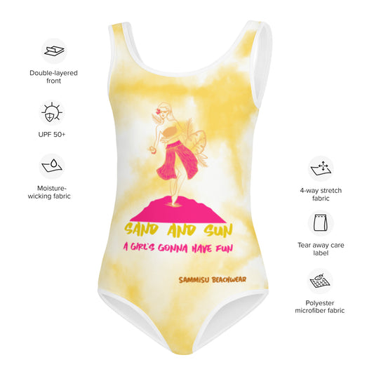 All-Over Print Kids Swimsuit